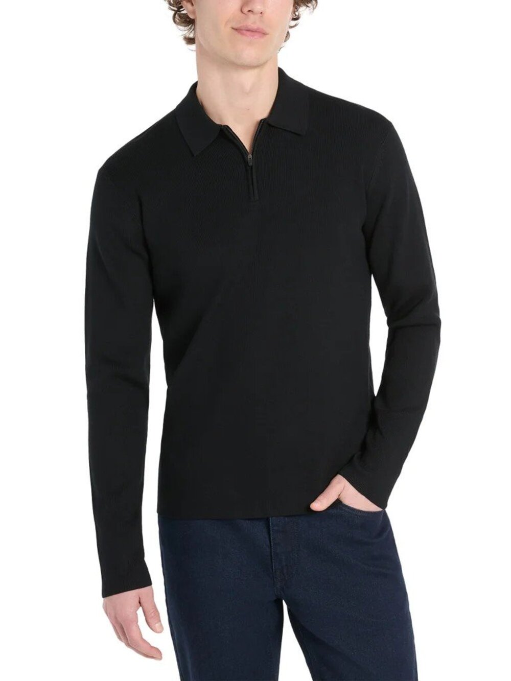 Hickey Freeman Men's Sweater Polo - Large